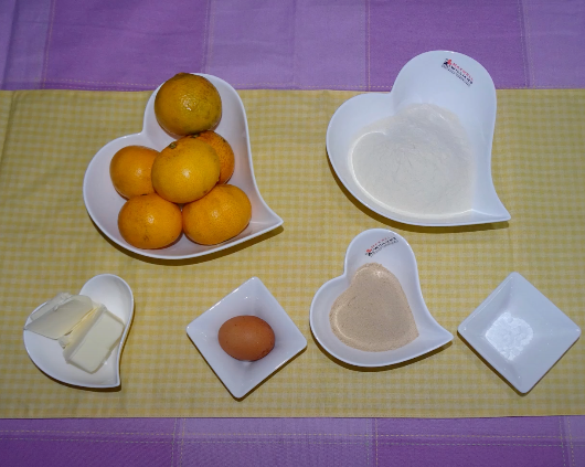 Cuore all'arancia con marmellata bio