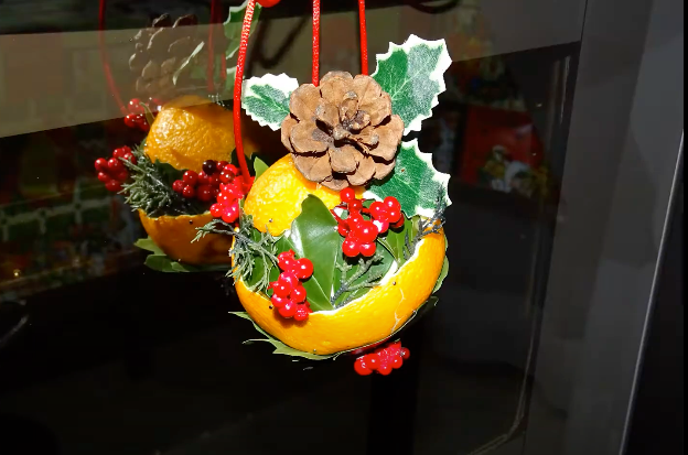 Palline profumate. Riciclo creativo bucce d'arancia